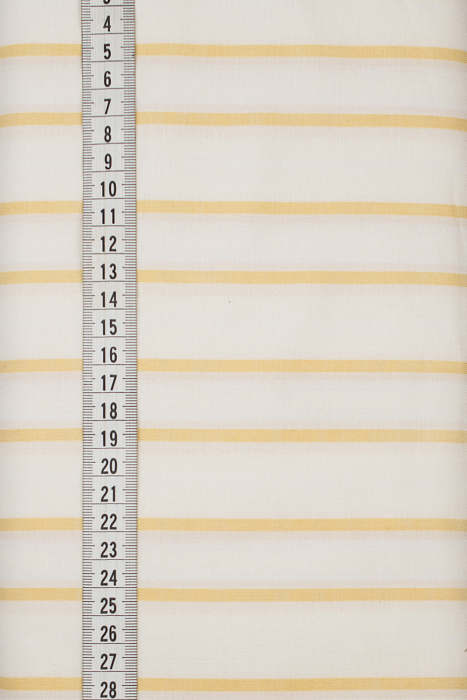 Ткань хлопок пэчворк желтый бежевый, полоски, ALFA (арт. AL-5005)