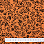 Ткань хлопок пэчворк оранжевый, цветы, Studio E (арт. )