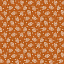 Ткань хлопок пэчворк оранжевый, флора, Blank Quilting (арт. 2662-33)
