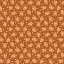 Ткань хлопок для пэчворка для одежды оранжевый, флора, Blank Quilting (арт. 2662-33)