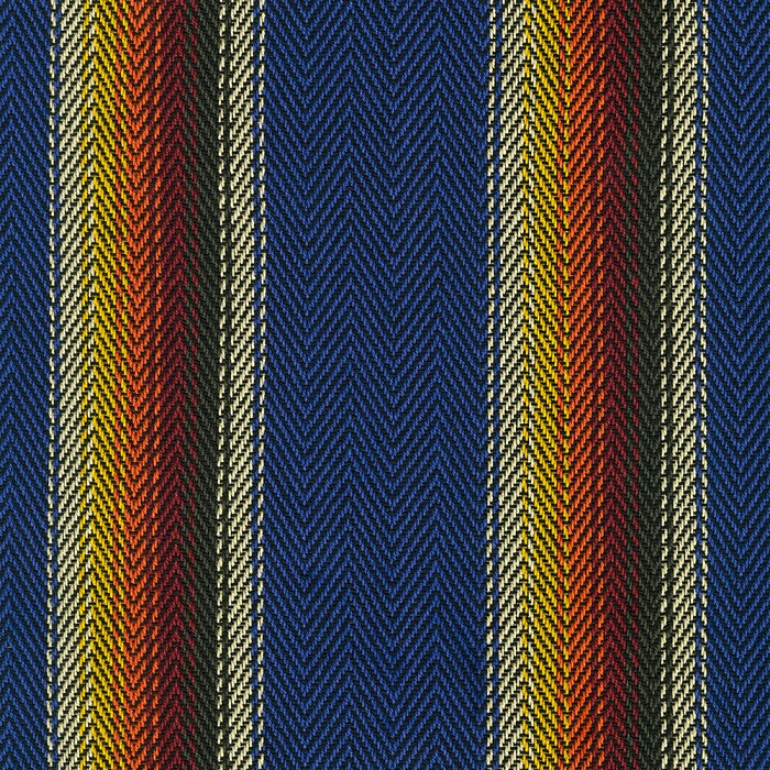 Ткань хлопок пэчворк синий, полоски, Robert Kaufman (арт. SRK-21520-82)