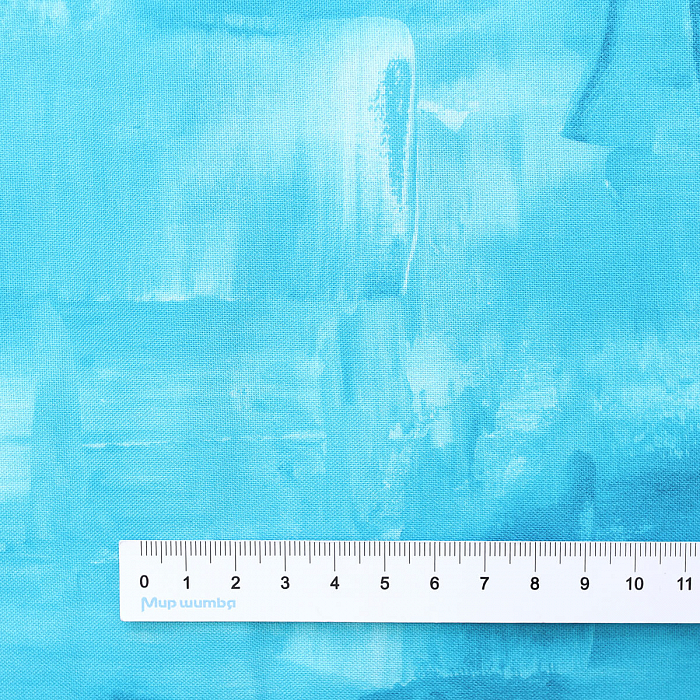Ткань хлопок пэчворк голубой, фактура, FreeSpirit (арт. PWSP018.AQUA)