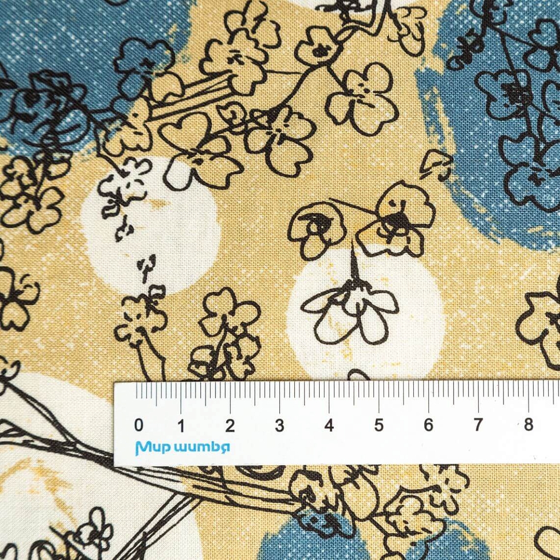 Ткань хлопок для пэчворка бежевый, фактура, Blank Quilting (арт. 5416-11)
