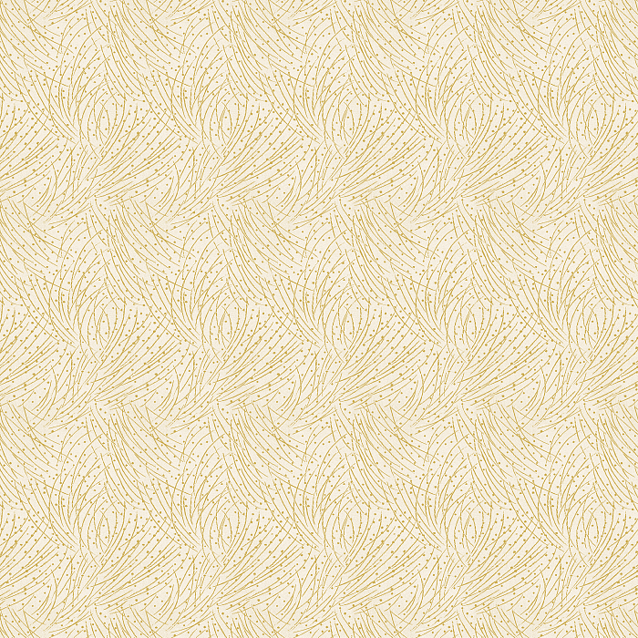 Ткань хлопок пэчворк бежевый золото, полоски горох и точки, Benartex (арт. 248759)