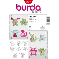 Выкройка аксессуары Burda арт. 9637 игрушки
