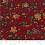 Ткань хлопок пэчворк разноцветные бордовый, цветы, Moda (арт. 9580 13)