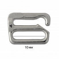 Крючки для бюстгальтера Arta-F металл 9,9 мм никель