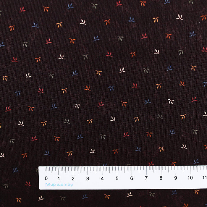 Ткань хлопок пэчворк коричневый, фактура, Moda (арт. 9705 16)