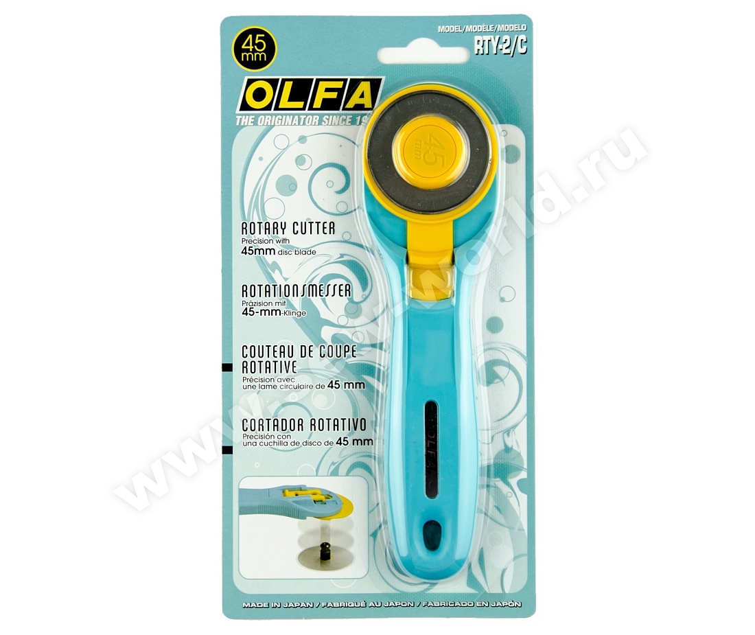 Нож раскройный OLFA арт. RTY-2/C  45 мм