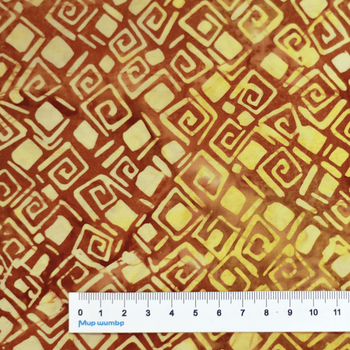 Ткань хлопок пэчворк коричневый, батик, Antology Fabrics (арт. 2182Q-X)
