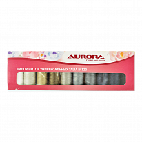 Набор ниток швейных Aurora Talia № 120 AU-1206 10 x 200 м