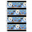 Ткань хлопок пэчворк разноцветные, бордюры животные, P&B (арт. PNBWILN-4354-MU)