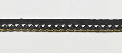 Кружево вязаное х/б Mauri Angelo 7362EL/410/LY97 Lurex 15 мм
