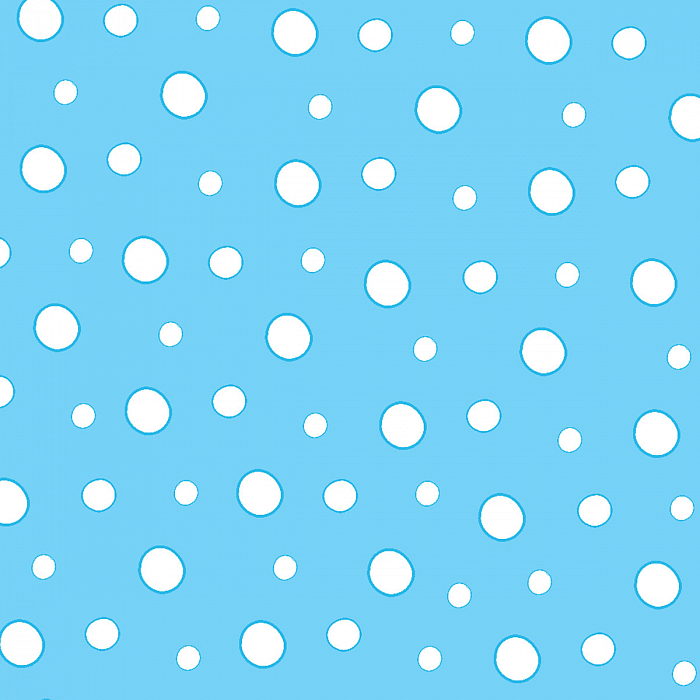 Ткань фланель пэчворк белый голубой, геометрия горох и точки, Henry Glass (арт. 237162)