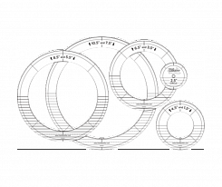 Набор линеек для стежки Handi Quilter HG00625 Silver Ring Set