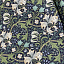 Ткань хлопок пэчворк синий, цветы, FreeSpirit (арт. EY20080-A)