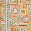 Ткань хлопок пэчворк разноцветные, мелкий цветочек цветы геометрия, ALFA (арт. 229522)