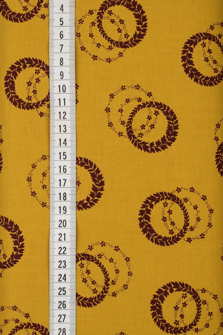 Ткань хлопок для пэчворка , цветы геометрия, ALFA (арт. 225938)