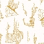Ткань хлопок для пэчворка для одежды золото, морская тематика, Timeless Treasures (арт. STELLA-SRR955 WHITE)
