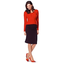 Выкройка женская для будущих мам Burda арт. 7023 юбка