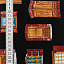 Ткань хлопок пэчворк разноцветные, детская тематика, ALFA (арт. AL-3675)