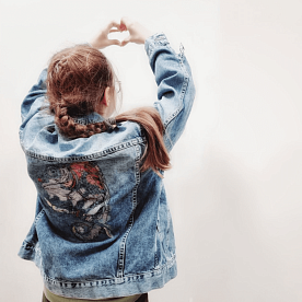 Мастер-класс «Модная идея. Вышивка на джинсовке»