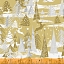 Ткань хлопок для пэчворка золото, новый год, Windham Fabrics (арт. 51773M-1)