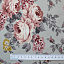Ткань хлопок пэчворк серый, цветы розы, Riley Blake (арт. )