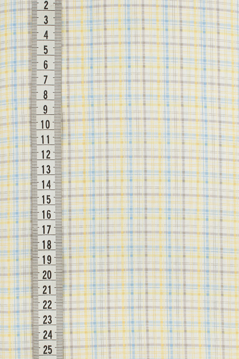 Ткань хлопок пэчворк бежевый разноцветные, клетка, ALFA (арт. 212913)