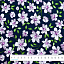 Ткань хлопок пэчворк синий, цветы, Windham Fabrics (арт. 52592-1)