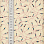 Ткань хлопок пэчворк бежевый, горох и точки завитки, ALFA (арт. 225881)