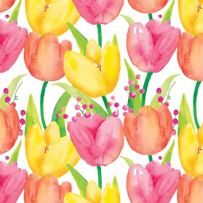 Ткань хлопок пэчворк разноцветные, цветы, Blank Quilting (арт. 249686)