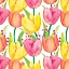 Ткань хлопок для пэчворка разноцветные, цветы, Blank Quilting (арт. 249686)