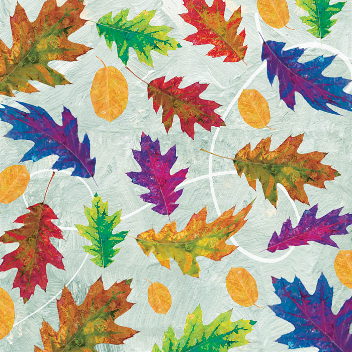 Ткань хлопок пэчворк разноцветные, фактура природа, Studio E (арт. 249595)