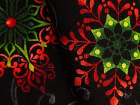 Ткань 100% хлопок [7683-99 BLACK]