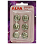Кнопки пришивные Alfa AF-SA05 металл 17 мм 6 пар никель
