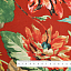 Ткань хлопок пэчворк красный, цветы, FreeSpirit (арт. PWSA029.RUSSET)