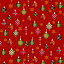Ткань хлопок пэчворк красный, новый год, Benartex (арт. 9601M10B)