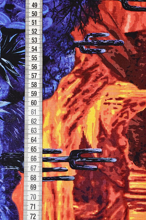 Ткань хлопок пэчворк разноцветные, необычные, Michael Miller (арт. CX4459-NITE-D)