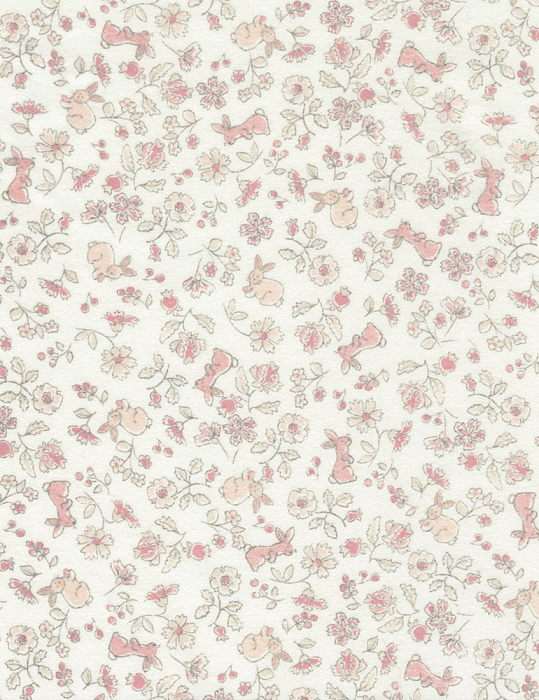 Ткань фланель пэчворк розовый бежевый, , Timeless Treasures (арт. 235399)
