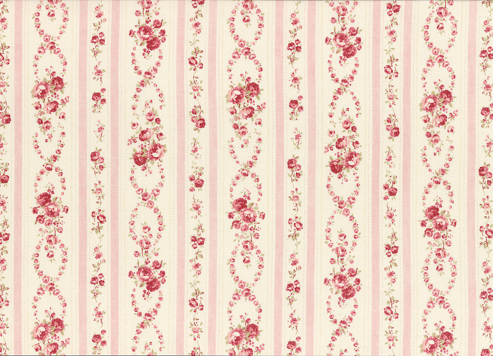 Ткань хлопок пэчворк красный розовый бежевый, , Lecien (арт. 231733)