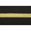 Кружево вязаное хлопковое Alfa AF-085-010 14 мм желтый