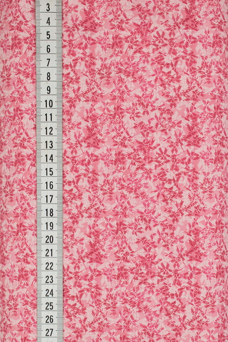 Ткань хлопок пэчворк розовый, полоски муар, ALFA (арт. 232288)