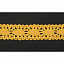 Кружево вязаное хлопковое Alfa AF-160-015 20 мм желтый