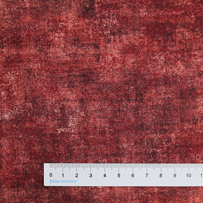 Ткань хлопок пэчворк бордовый, муар, Michael Miller (арт. DCX10060-LAVA-D)
