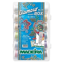 Набор ниток для вышивки Madeira арт. 8061 Glamour №12 18 x 200 м
