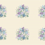 Ткань хлопок пэчворк бежевый сиреневый, цветы пейсли, Henry Glass (арт. 237126)