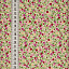 Ткань хлопок пэчворк красный зеленый бежевый разноцветные, мелкий цветочек, ALFA Z DIGITAL (арт. 224225)