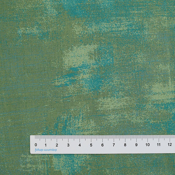 Ткань хлопок пэчворк зеленый, фактура, Moda (арт. AL-12336)