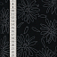 Ткань хлопок пэчворк черный серый, цветы, ALFA (арт. 232426)